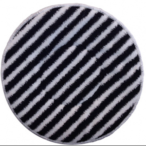 16 inch - zwart/witte tapijt reinigingspad bonnetpad grof