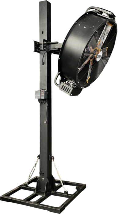 39.000 m3/h - 110cm Fan Wandventilator Swingfunctie XTREME SPW1000S - Incl. 3.0Mtr Montagepaal ``uitverkocht tot 01-01-2027``