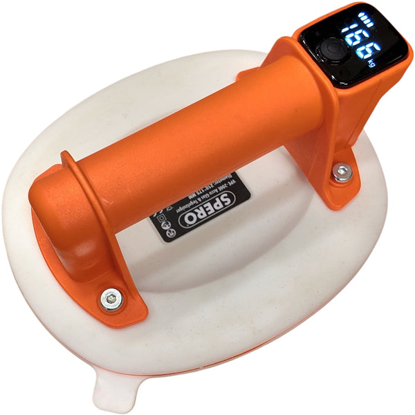 210 x 175mm 3.7V Accu Glas & Tegel VacuÃ¼mzuiger PRO WIT Rubber - LCD Scherm - Max: 56Kg VP200E