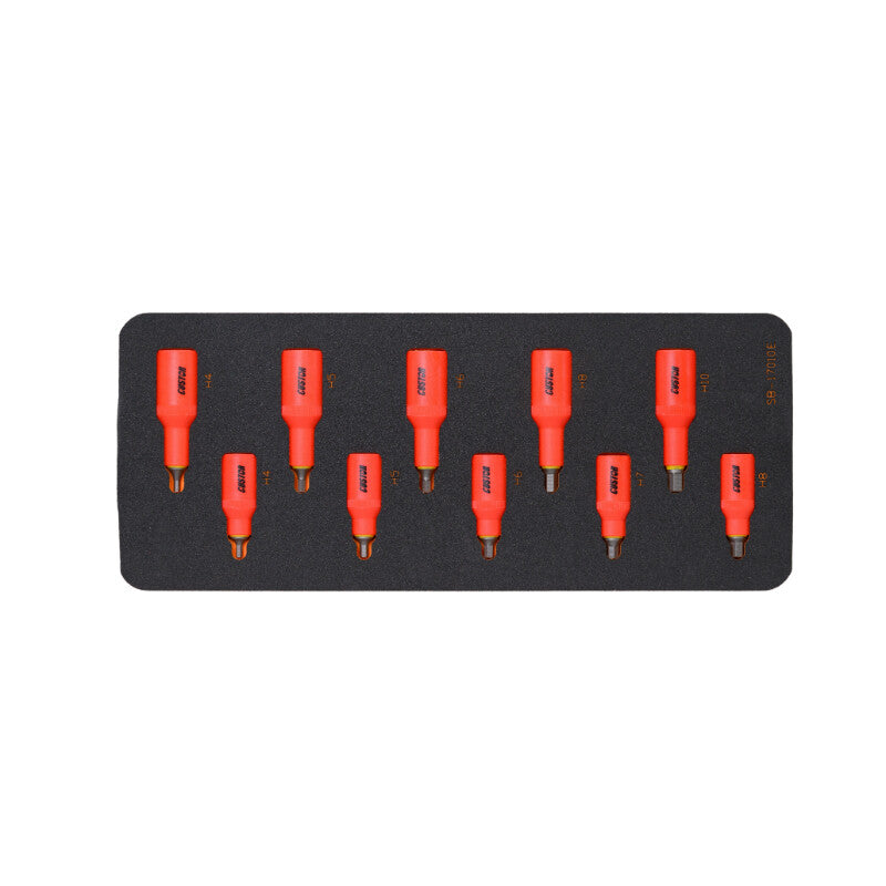 VDE 3/8"+1/2" Doppenset inbus, 10dlg, M-module-0