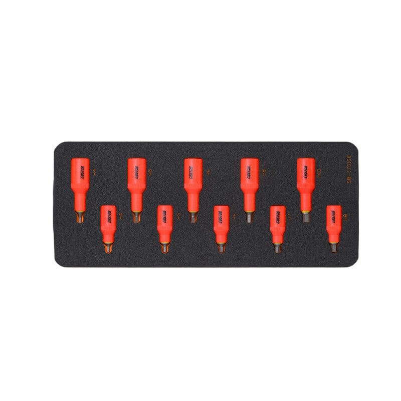 VDE 3/8"+1/2" Doppenset inbus, 10dlg, M - moduleCustorMZS Gereedschap