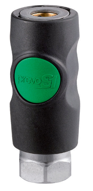 Veiligheidskoppeling 1/2" binnendr EURO (ESI-071103) groen
