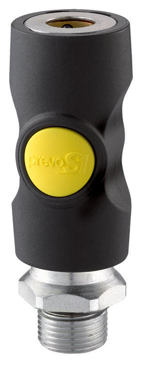 Veiligheidskoppeling 3/8" buitendr ORION (ASI-061152) geel