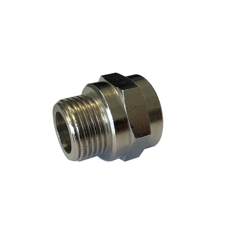 Verloopnippel 3/8" buitendraad x 1/2" binnendraadDeltachMZS Gereedschap