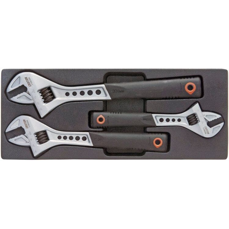 Verstelbare moersleutelset, 3dlg, S-module-0