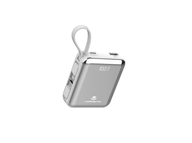 Volkano Solace Powerbank – 10000 mAh / 38.5 Wh – Wit