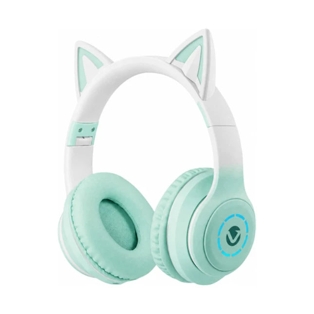 Volkano Whisker Draadloze koptelefoon – Aqua