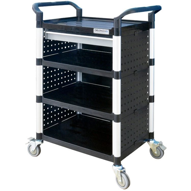 Werkplaatstrolley met lade, extra hoogDeltachMZS Gereedschap