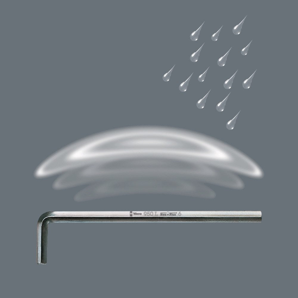 950 L STIFTSLEUTEL, METRISCH, VERCHROOMD, HEX-PLUS, 12.0 MM-6