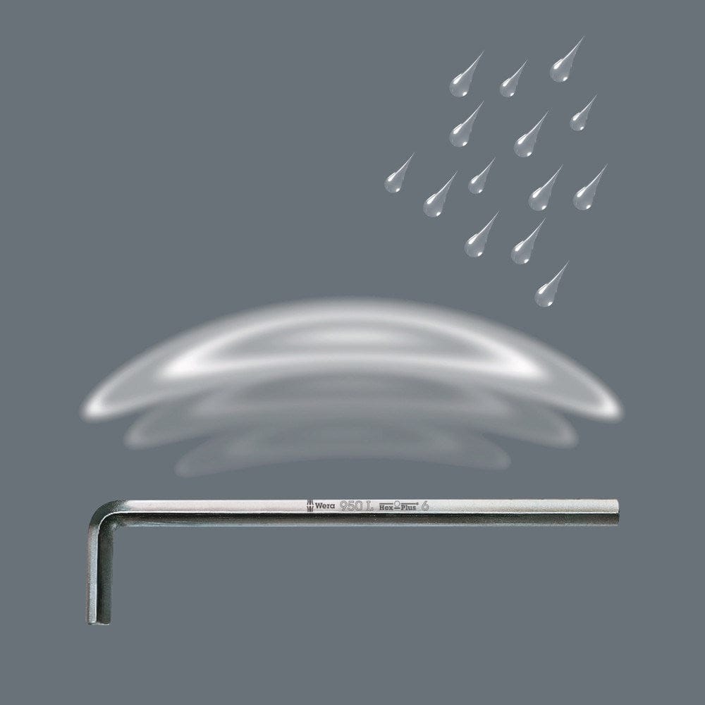 950 L HF STIFTSLEUTEL, METRISCH, VERCHROOMD, MET VASTHOUDFUNCTIE, 4.0 MM-6
