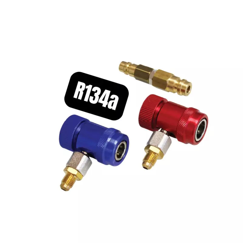 Airco Service Snelkoppelingen set R134a