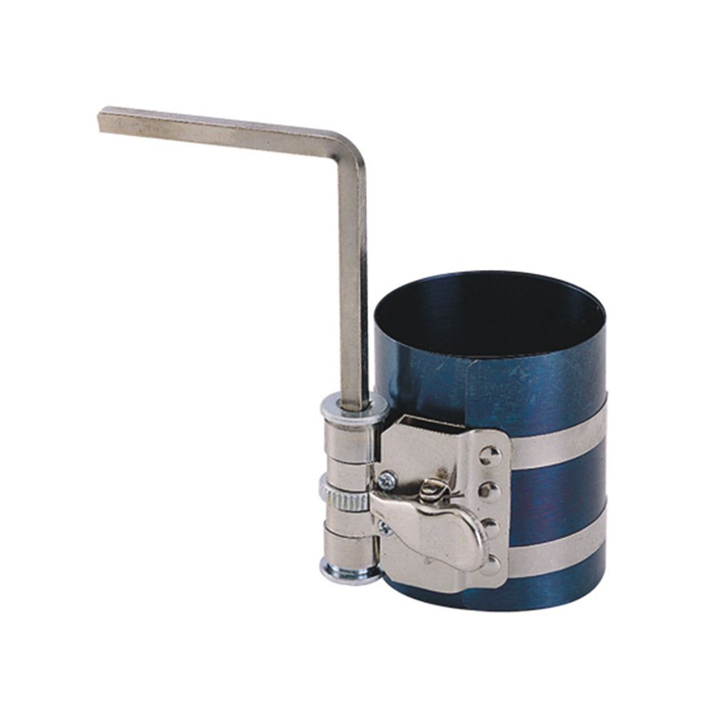 Piston ring compressor