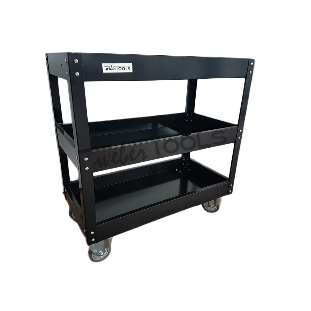 Service trolley 3 schappen