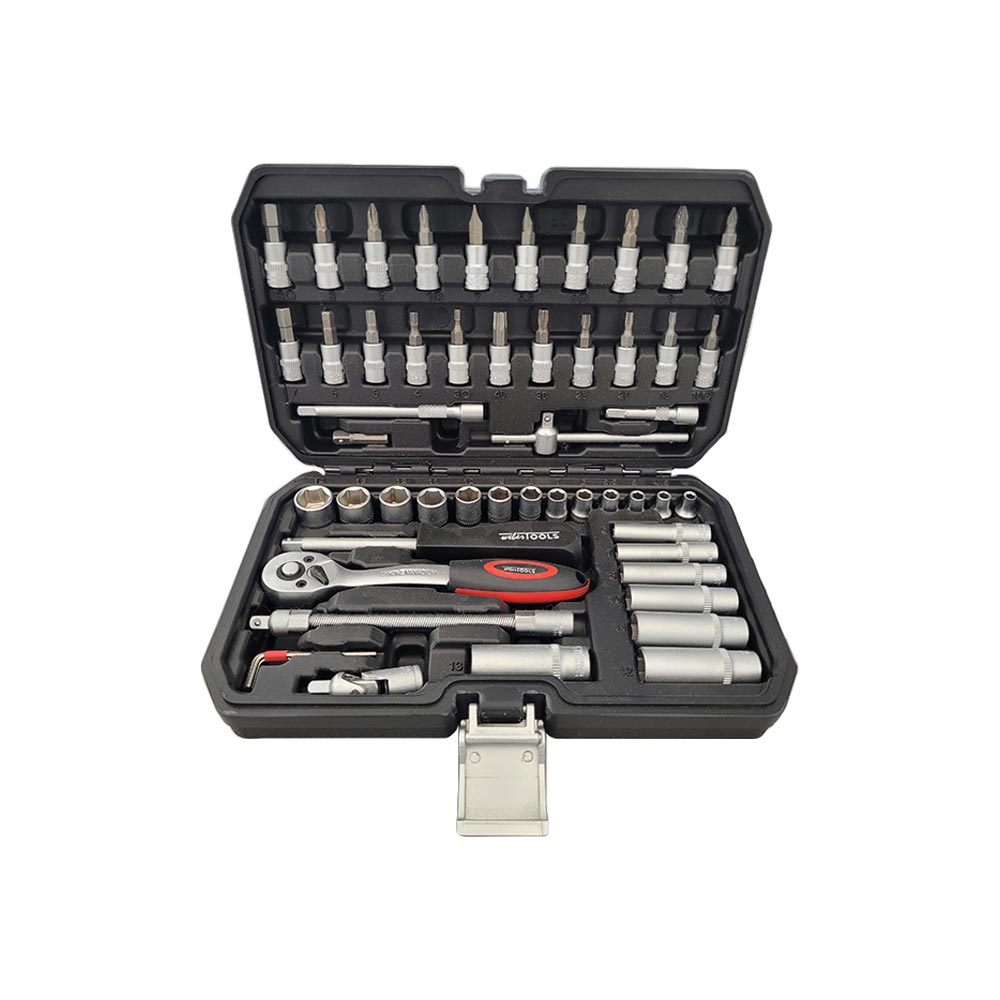 1/4" Doppenset 53 delig