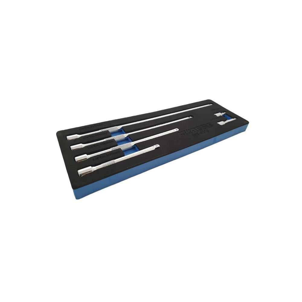 1/4" Verlengstukken set 6 delig