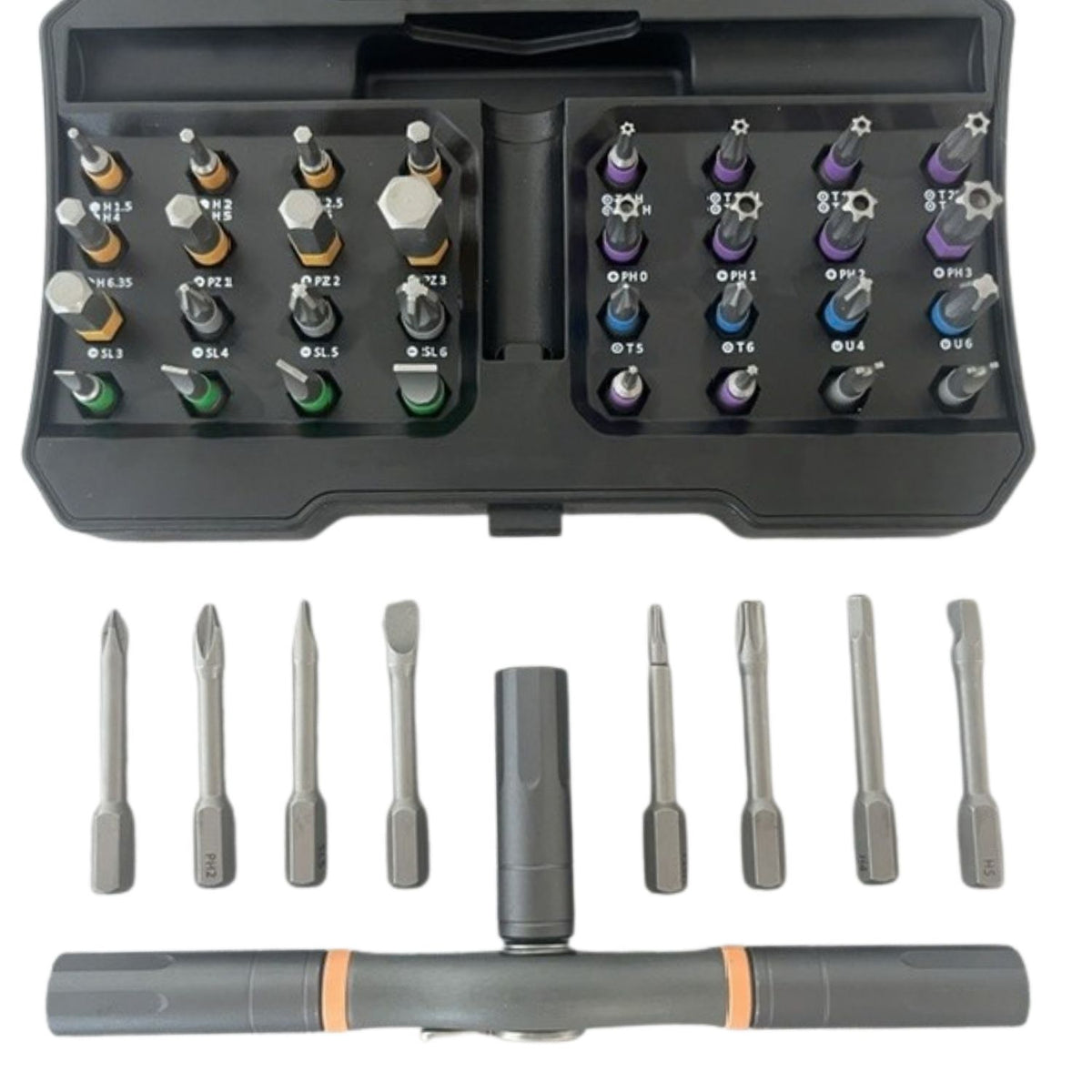 Bitset met multifunctionele ratel, 44-delig | Weber Tools