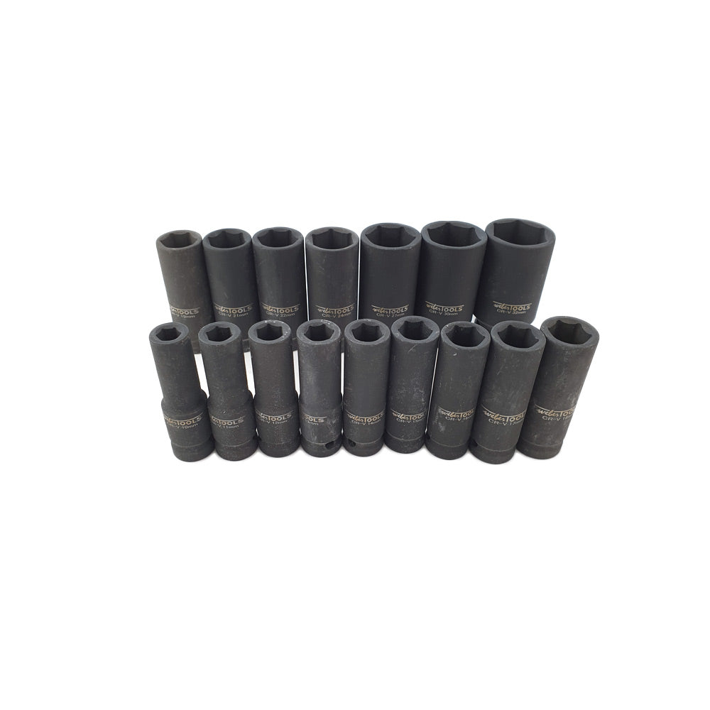 1/2'' Krachtdoppenset lang 16-delig