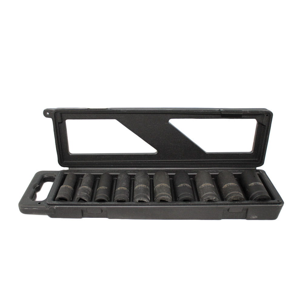 1/2'' Lange en extra dunne krachtdoppenset 10-delig