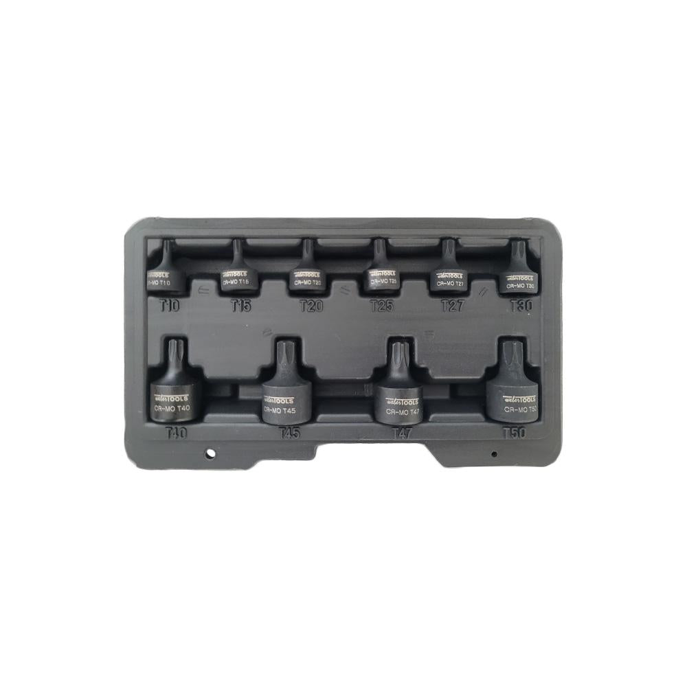 Stubby Torx Kracht Doppenset 10-delig