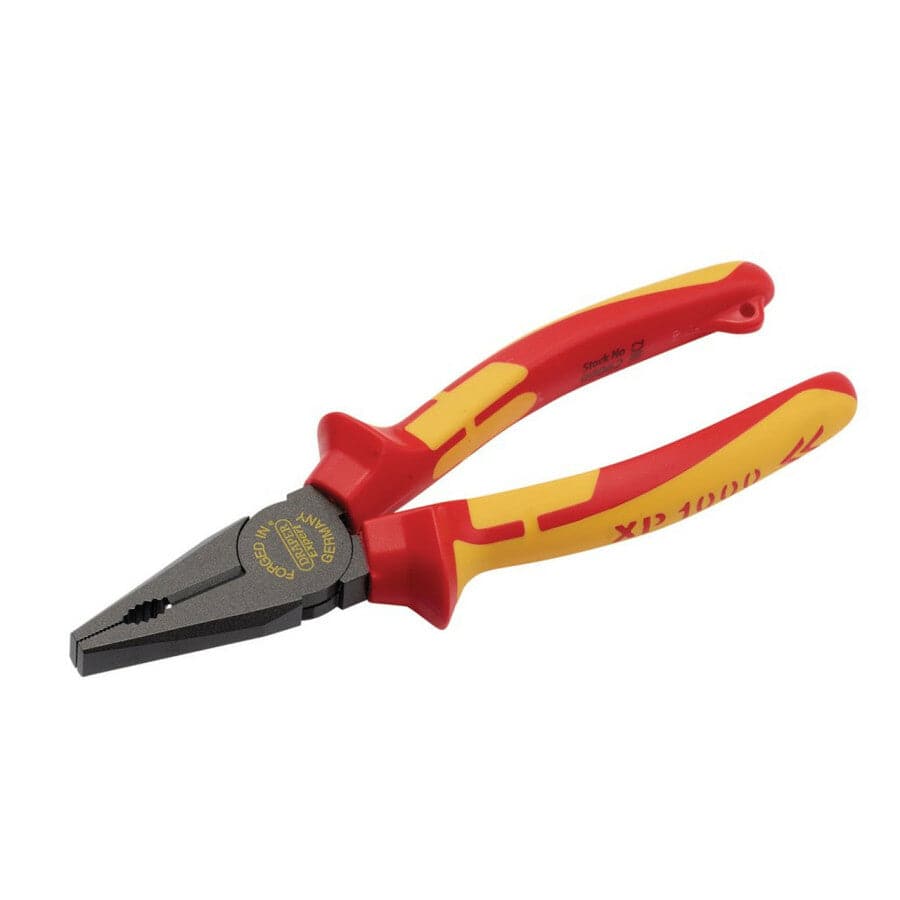 XP1000 Combinatietang 180mm, bevestigingsoog, VDE-Draper Tools-MZS Gereedschap