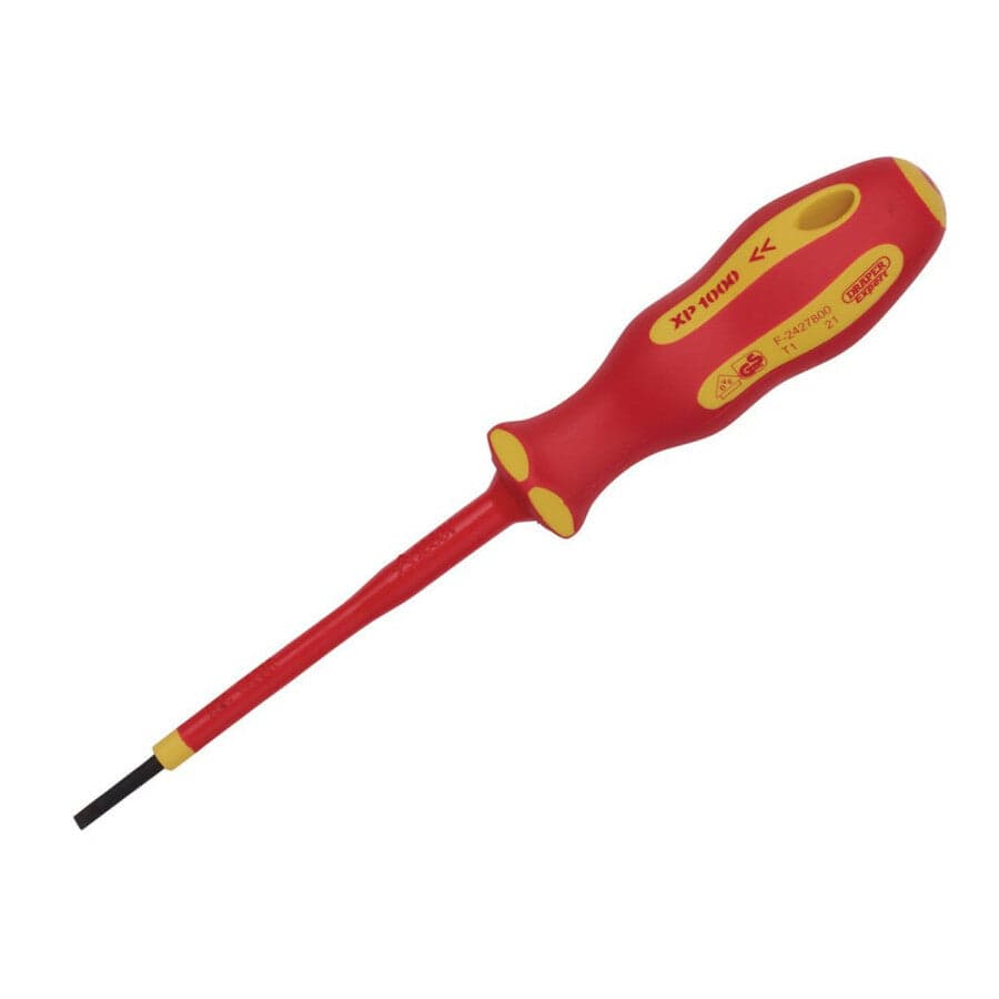 XP1000 Schroevendraaier plat 2,5x75mm, VDE-Draper Tools-MZS Gereedschap
