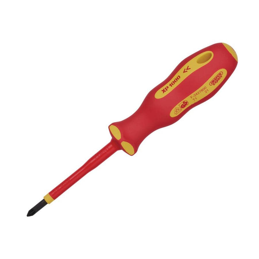 XP1000 Schroevendraaier PZ1x80mm, VDE-Draper Tools-MZS Gereedschap