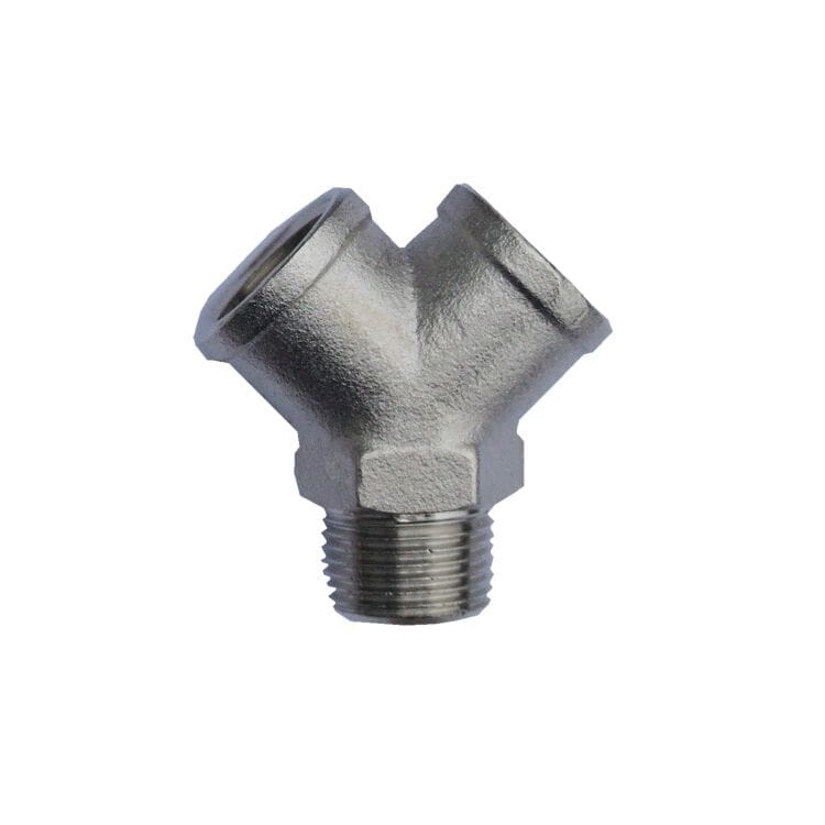 Y - stuk 1/4", 1x buitendraad en 2x binnendraadDeltachMZS Gereedschap