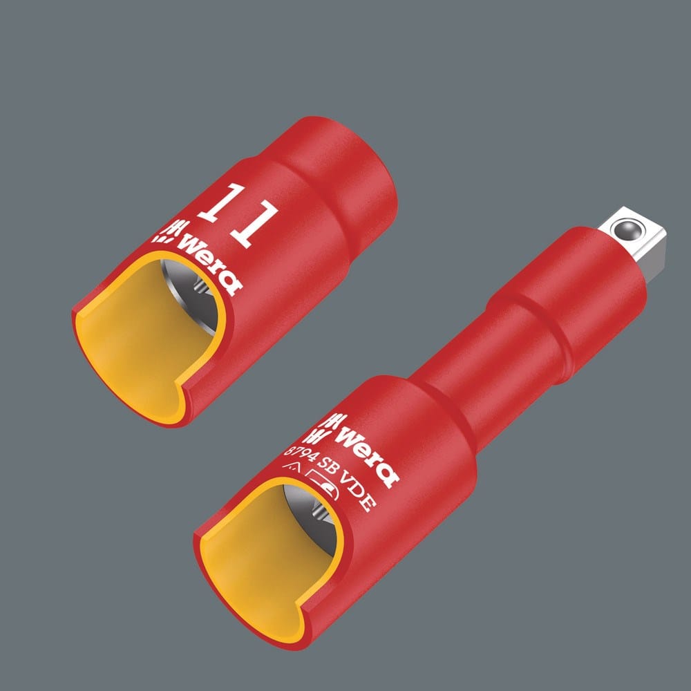 8100 SB VDE 1 ZYKLOP RATELSET, GEÏSOLEERD, VOORZIEN VAN OMSCHAKELPAL, 3/8" AANDRIJVING, METRISCH, 1-5