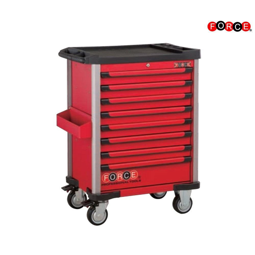 Red 8-drawer trolleys with 233pcs tools (OnDemand EVA)