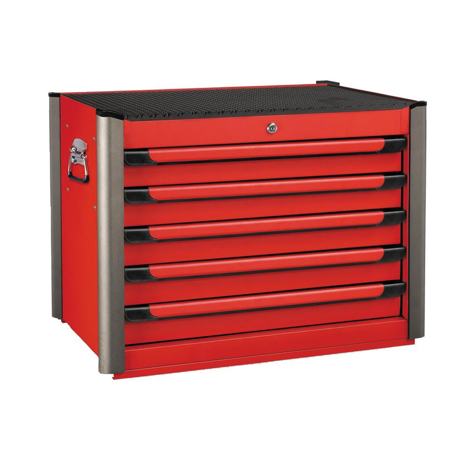 Red tool box with 5 drawers