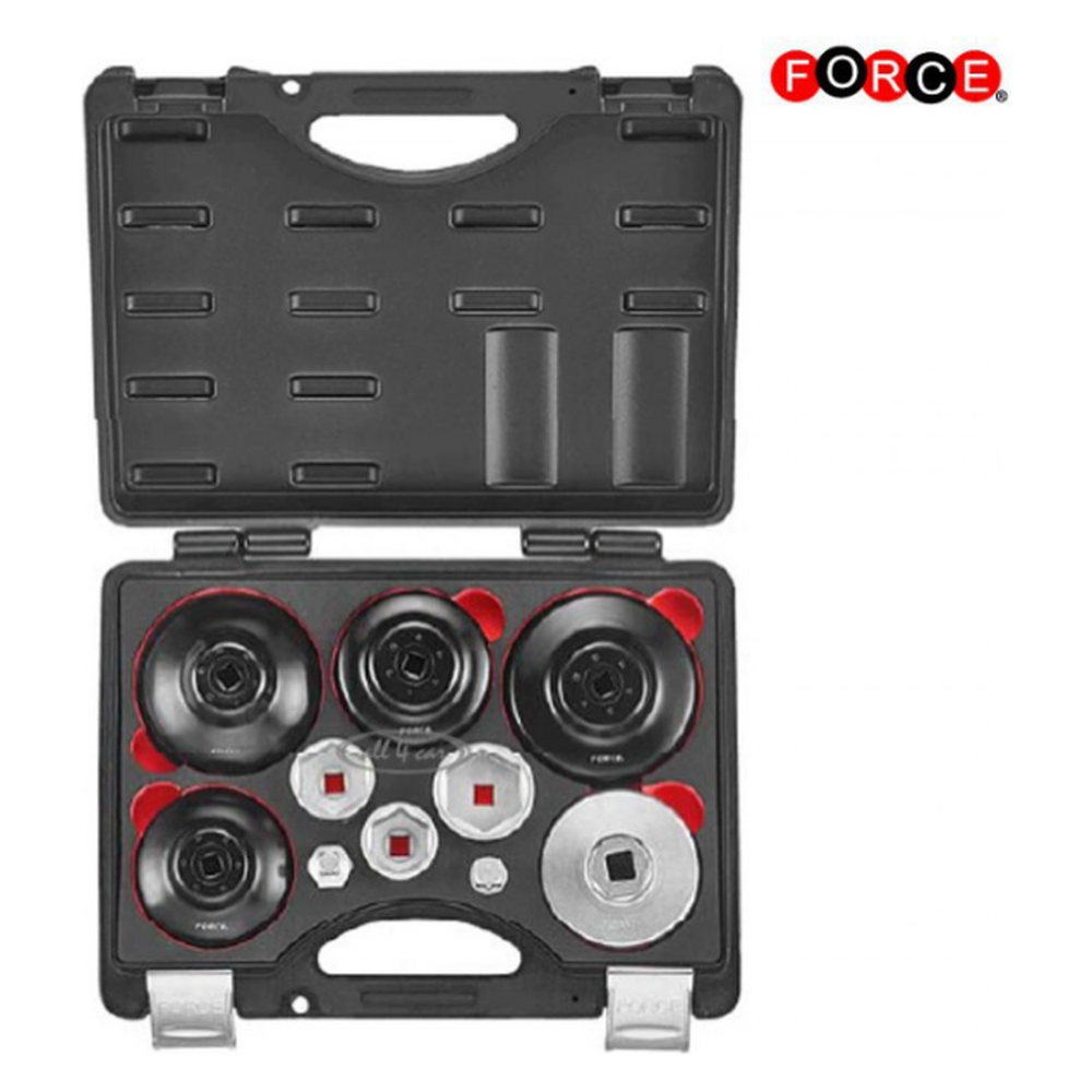 10pc Cup type oil filter wrench kit