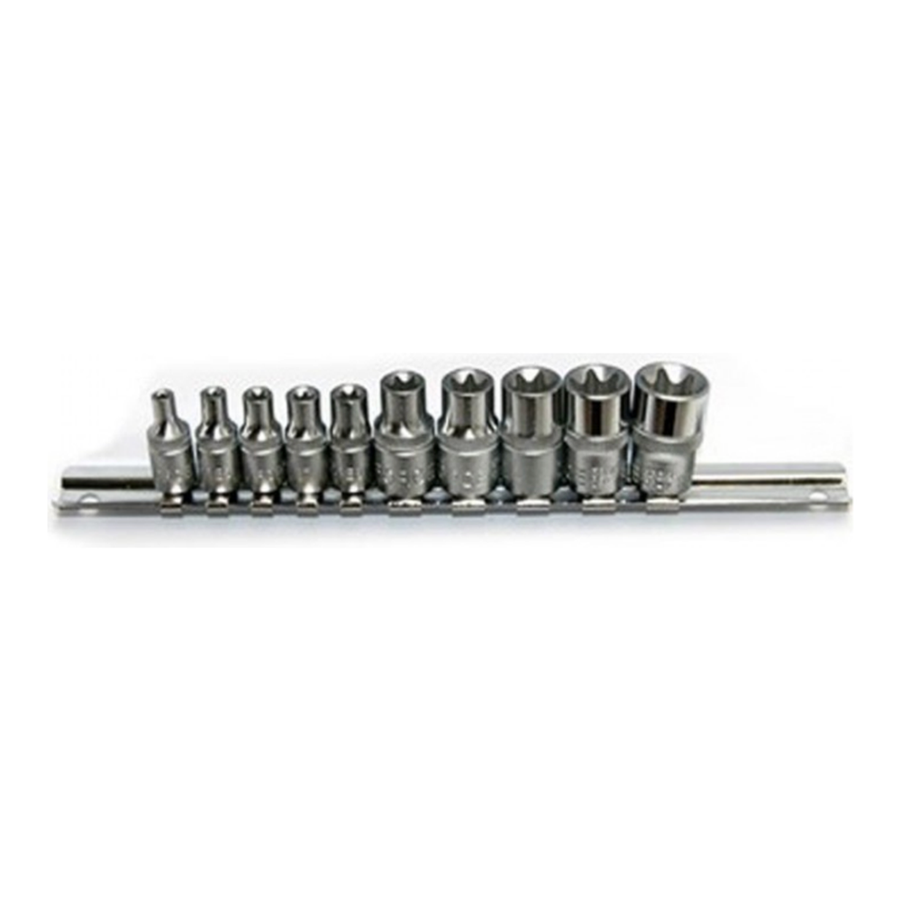 10pc Star socket set