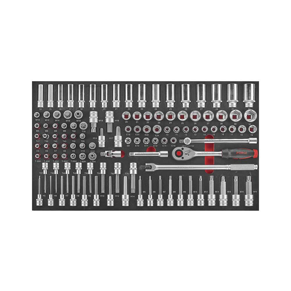 116pc 1/2"DR. Socket combination set (10318 EVA)