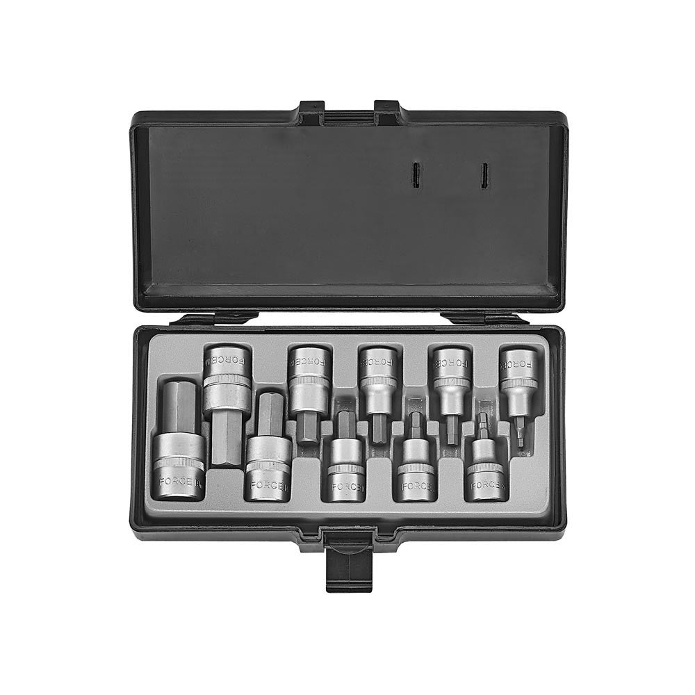 11pc 1/2" Hex socket bit (SAE)