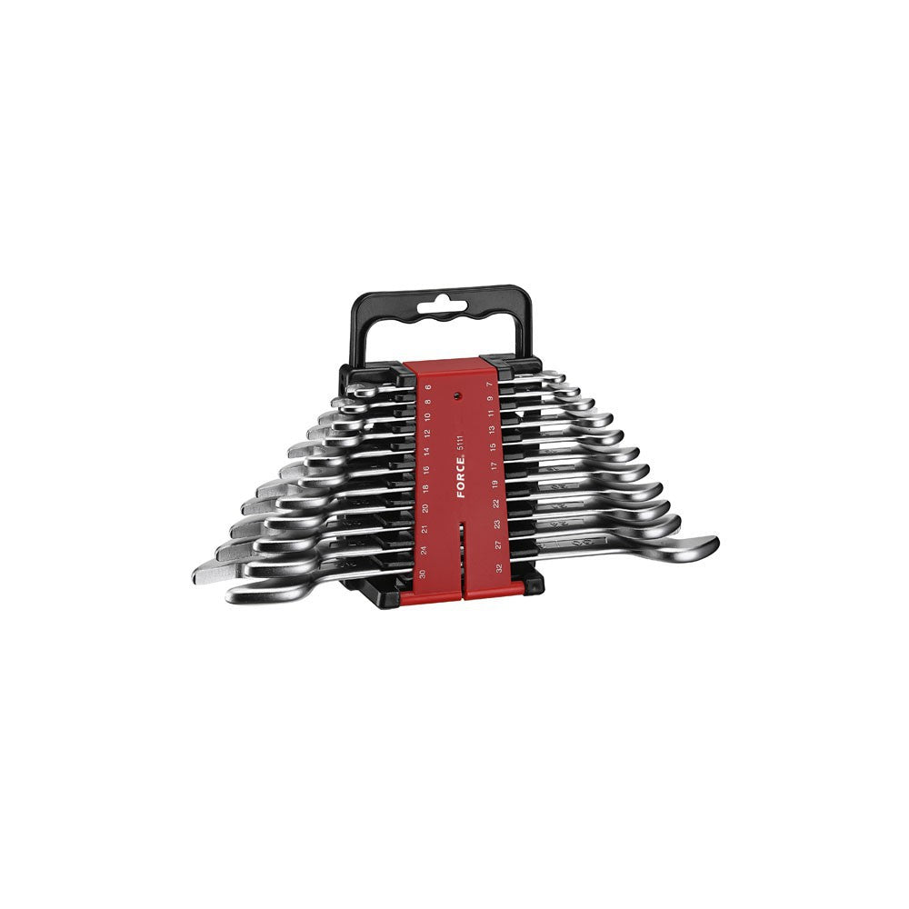 11pc Double open wrench set