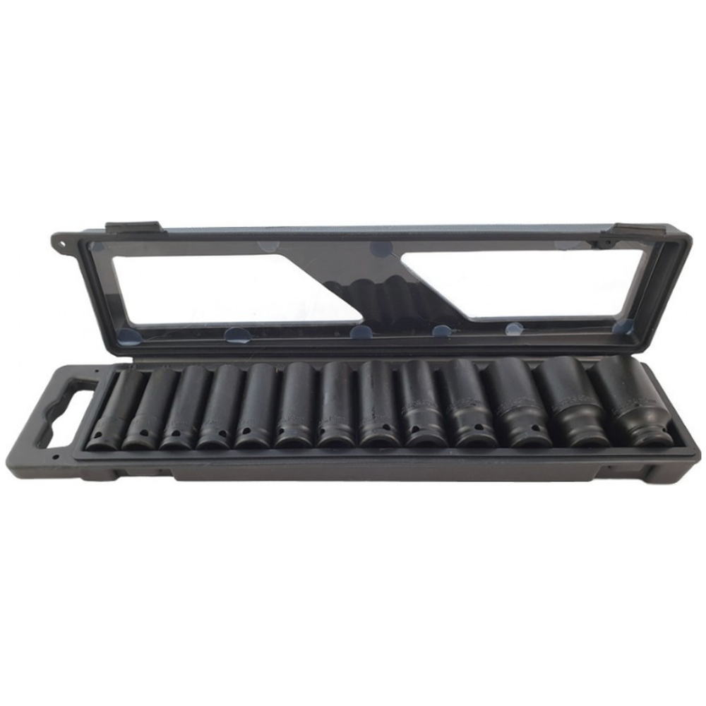 1/2'' Krachtdoppen set 12-kant 13 delig