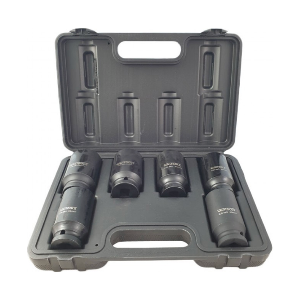 1/2'' Krachtdoppen set lang 12-kant / 6-delig