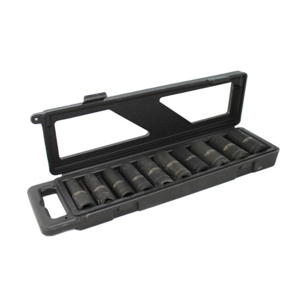 1/2'' Lange en extra dunne krachtdoppen set 10-delig