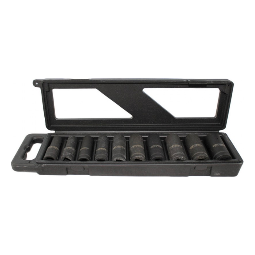 1/2'' Lange en extra dunne krachtdoppen set 10-delig