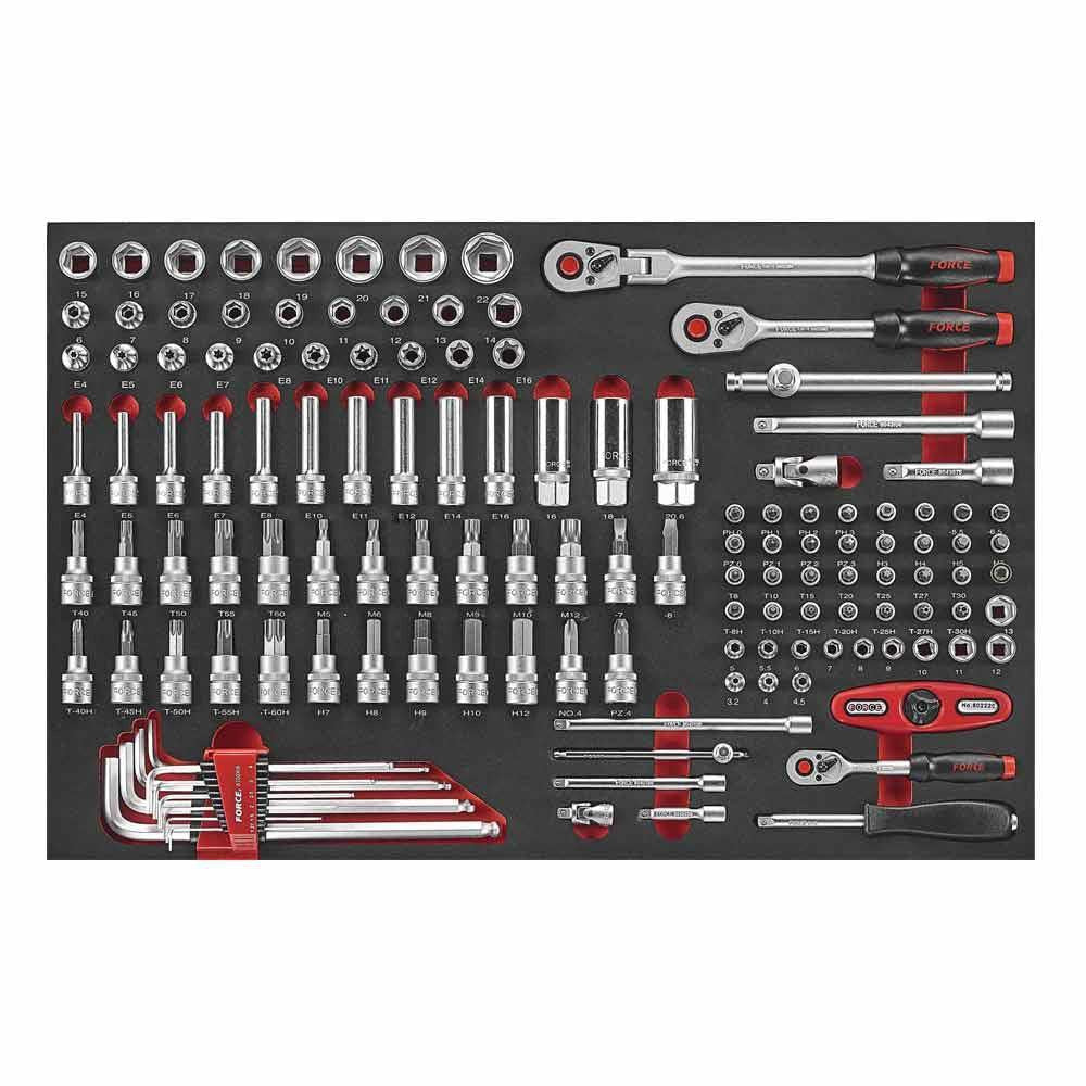 133pc 1/4" & 3/8"DR. Socket combination set (EVA)