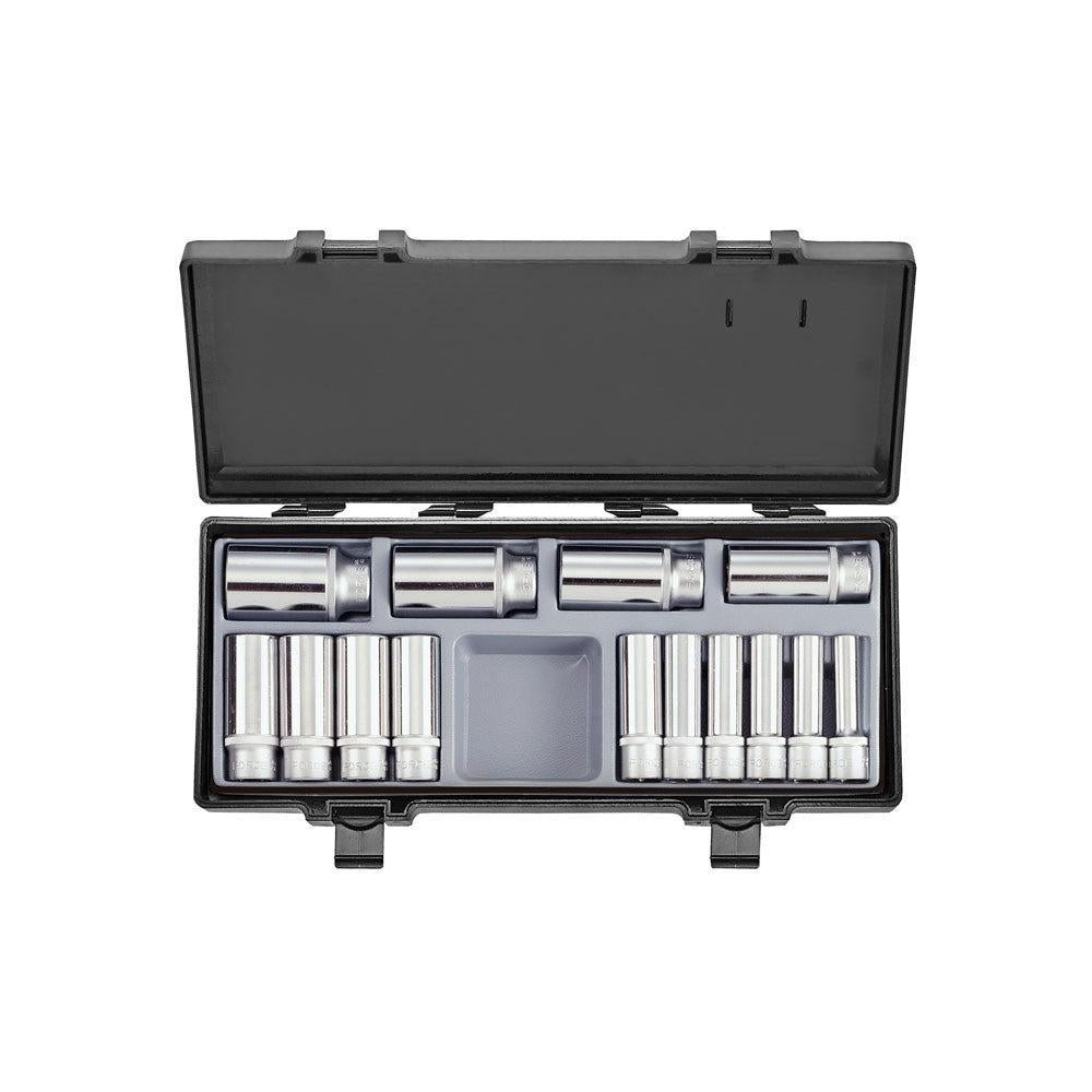 14pc 1/2" Deep socket set