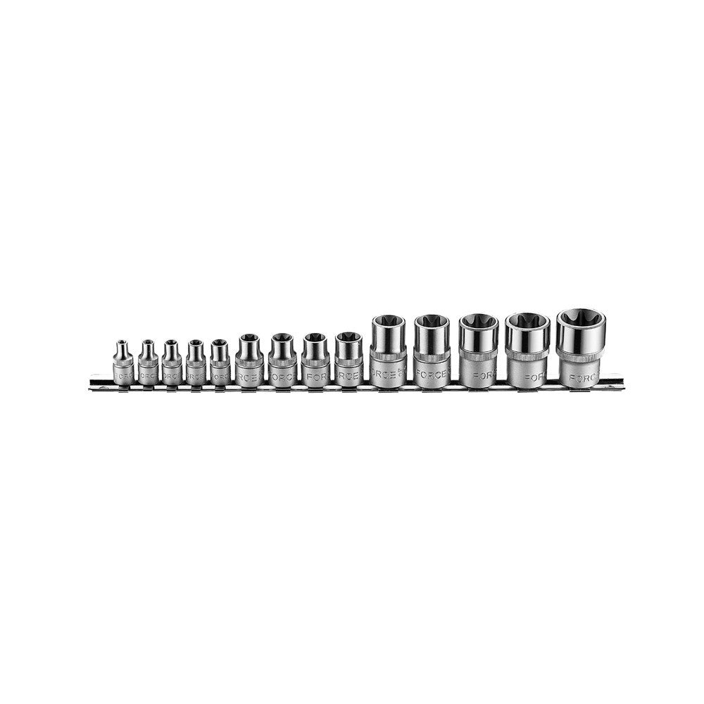 14pc 1/2" Star socket set