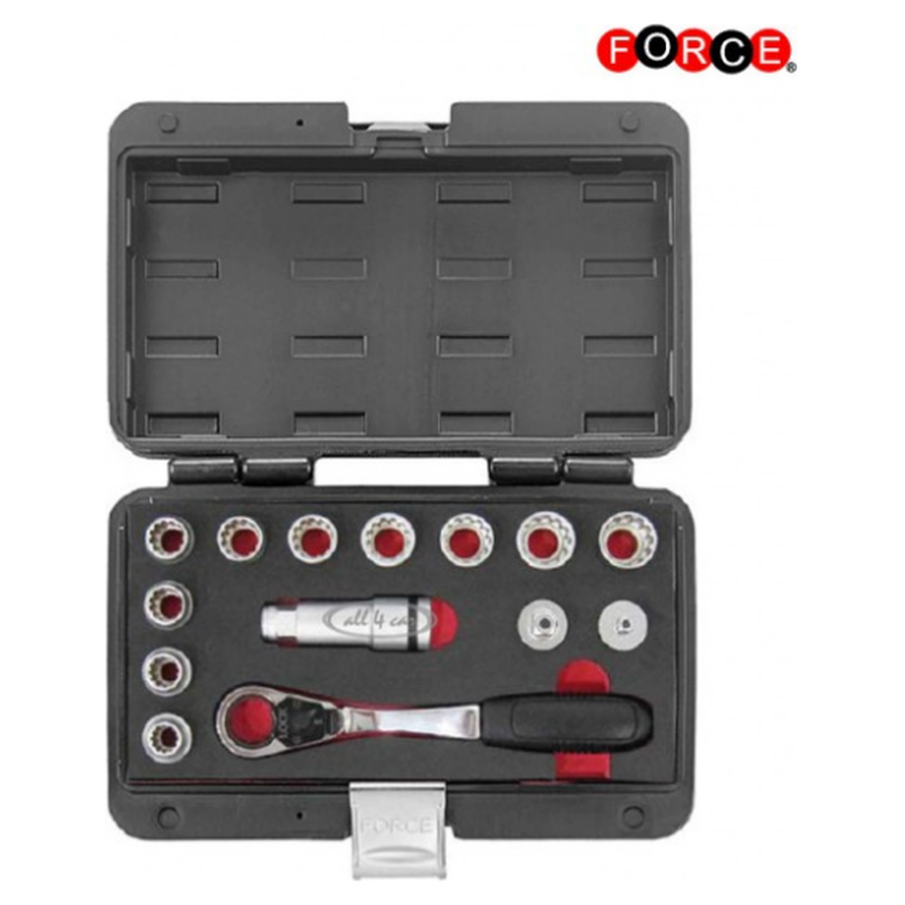 14pc 3/8"DR. Go-through Spline socket combination set