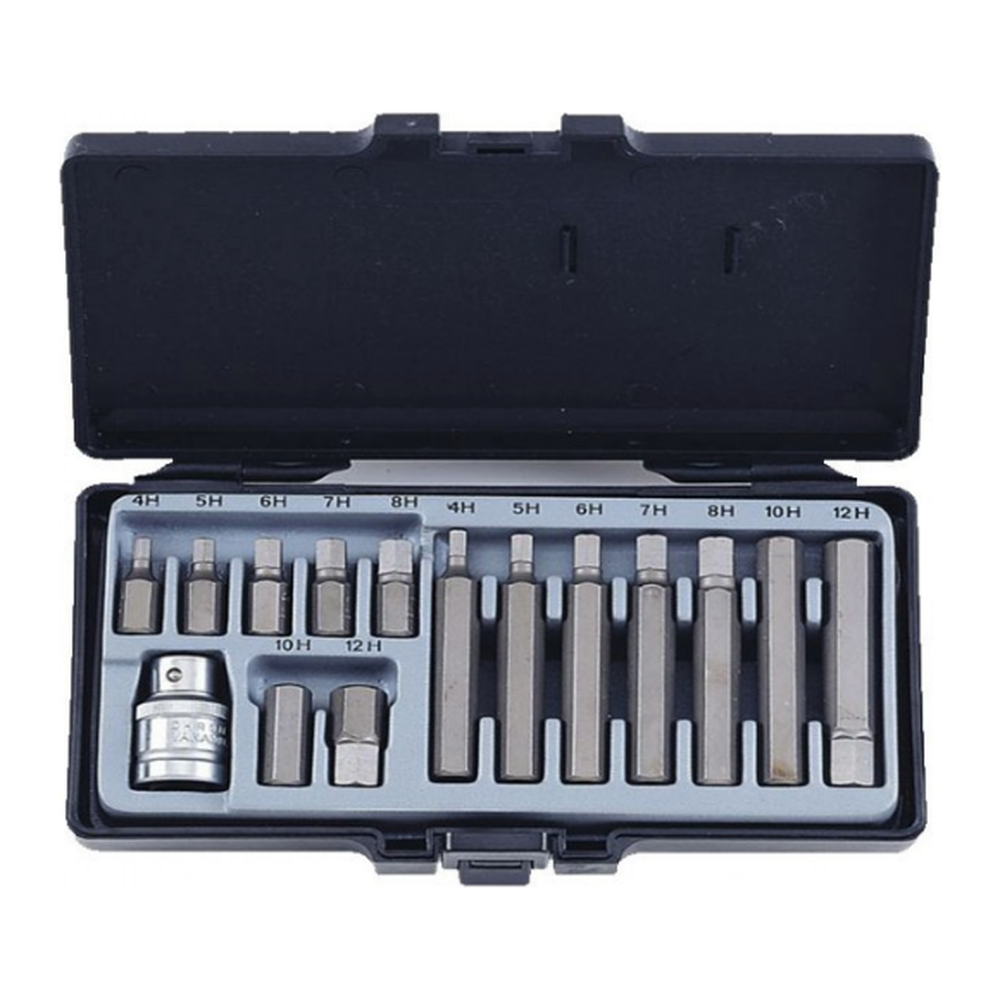 15pc 10mm Hex bit set