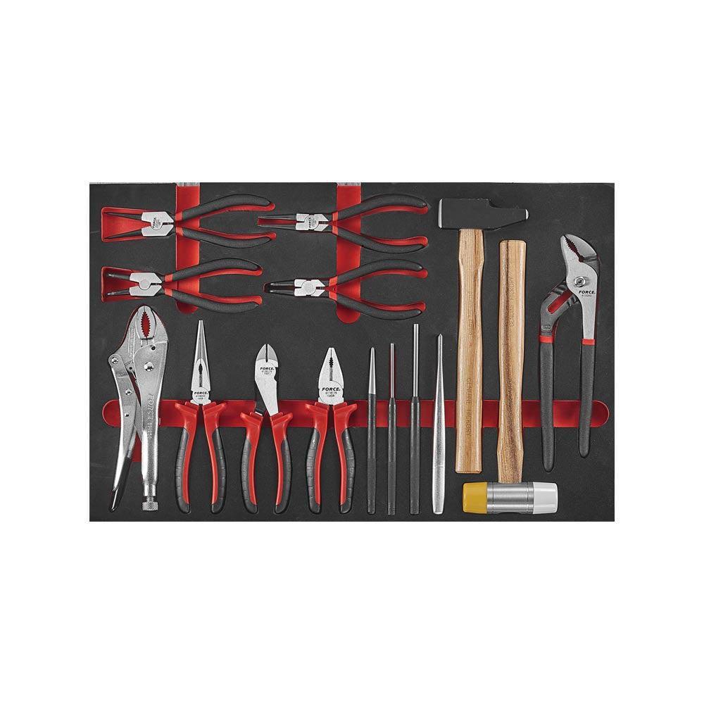 15pc Pliers & hammer set (EVA)