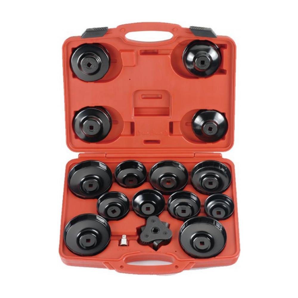 16pc Cup type oil filter wrench set