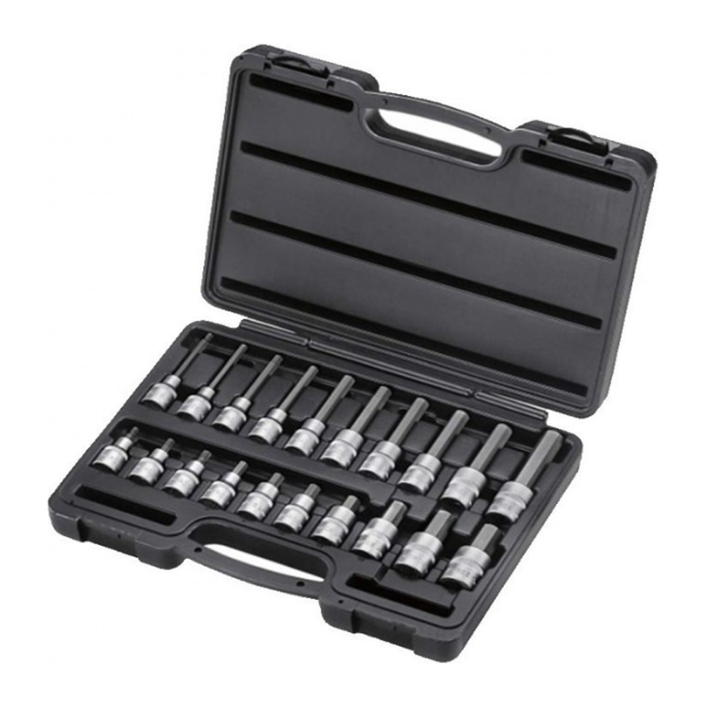 20pc 1/2" Hex socket bit set