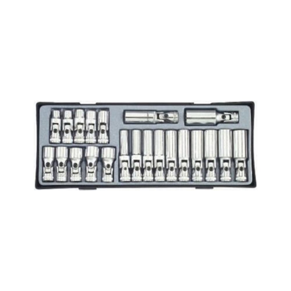 22pc 3/8" Universal socket set