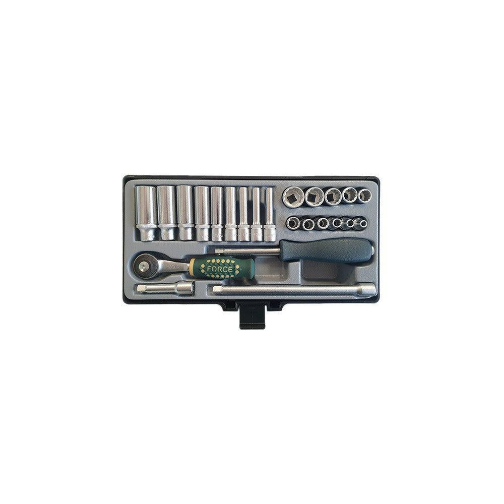 25pc 1/4" 12pt. Flank Socket set (SAE)