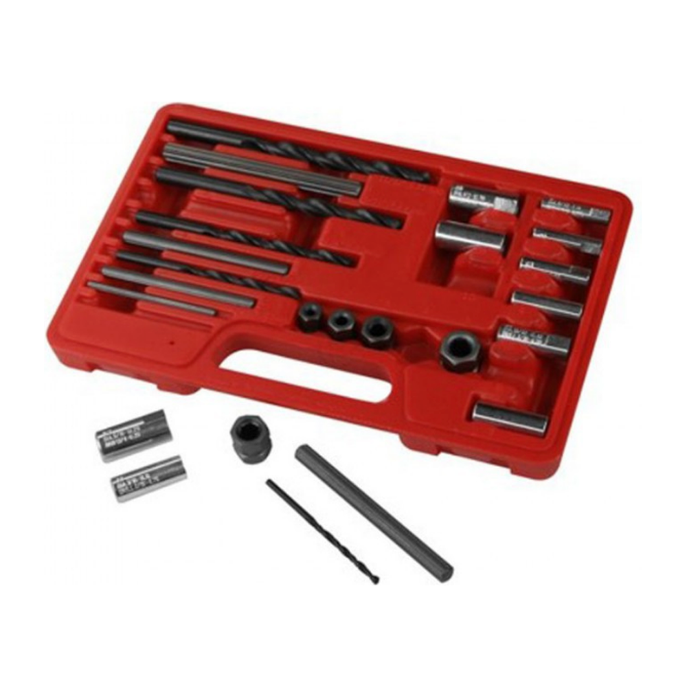25pc Screw extractor/drill & guide set